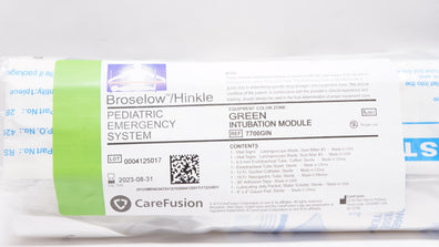 CareFusion 7700GIN Broselow/Hinkle Pediatric Green Intubation Module (x)